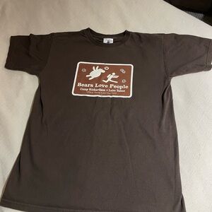 Brown Graphic T-Shirt
